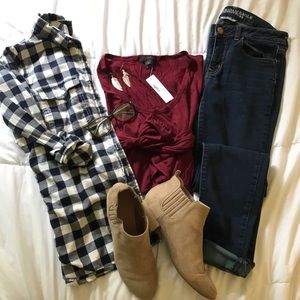 [NWT J. CREW]  Drapey Scoop neck T-Shirt